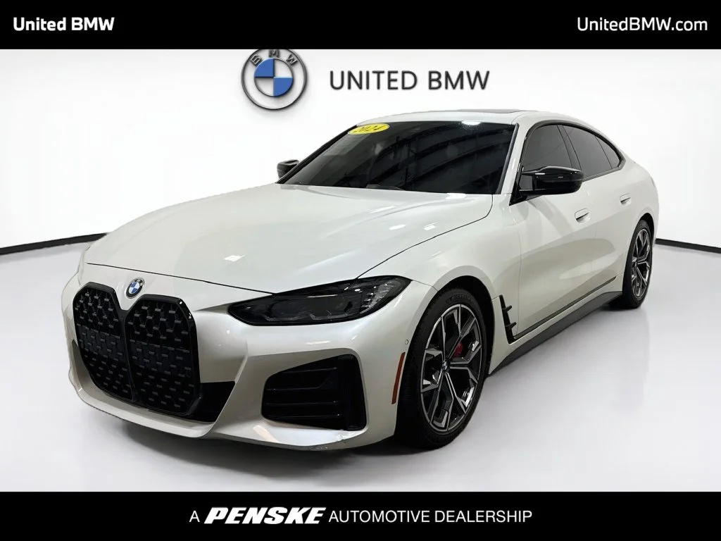 Certified Used 2024 Mineral White Metallic BMW M440i image 1