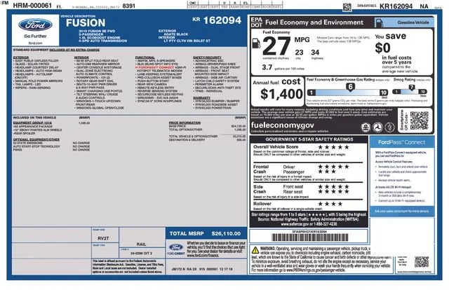 Used 2019 Black Ford SE image 13