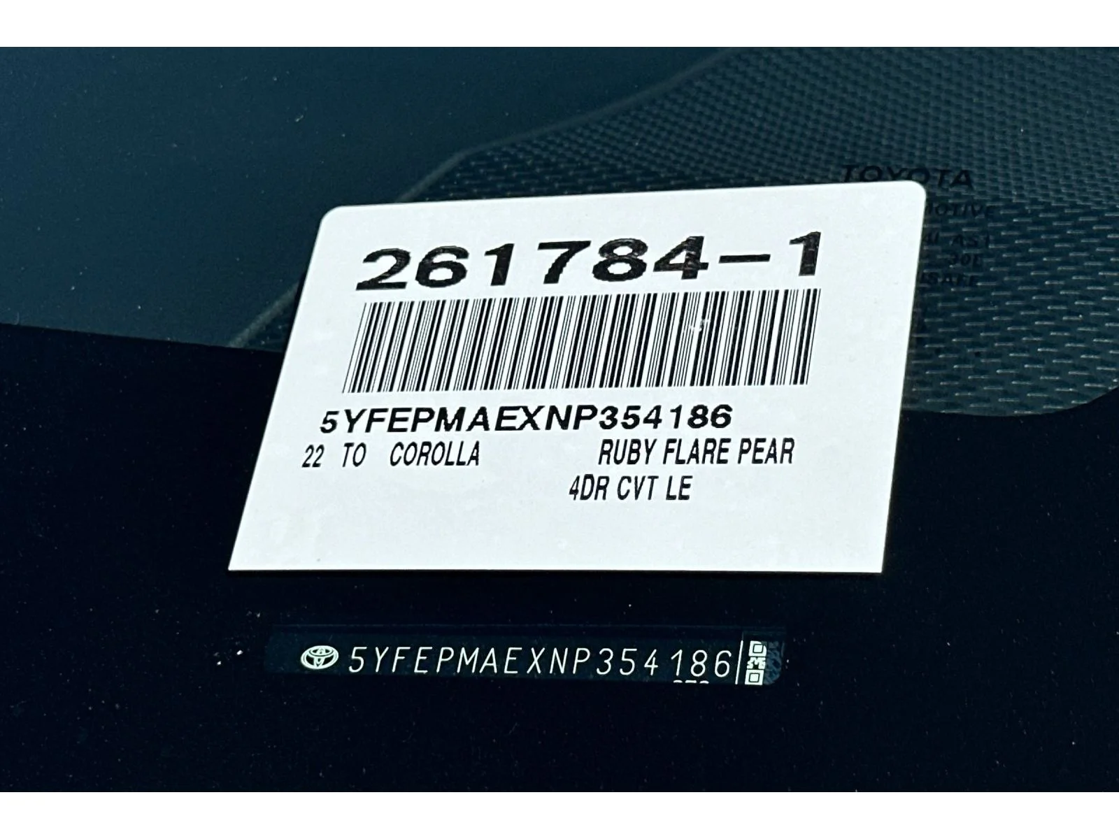 Used 2022 Ruby Flare Pearl Toyota LE image 17