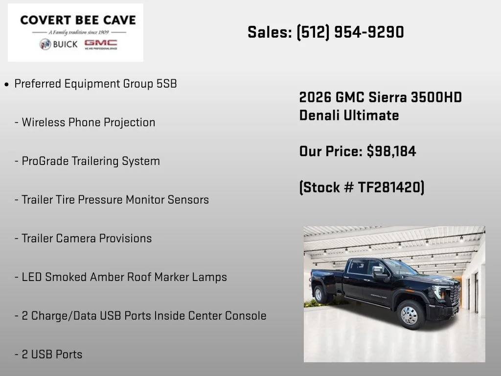 New 2026 Black GMC Denali Ultimate image 25