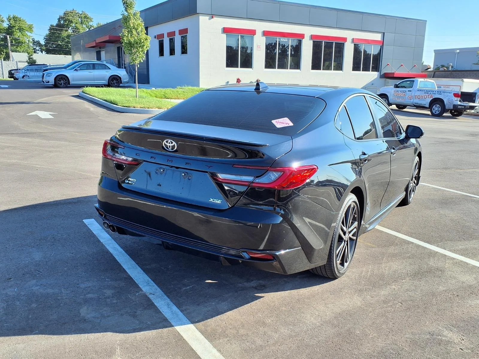 Certified Used 2025 Midnight Black Metallic TOYOTA XSE image 4
