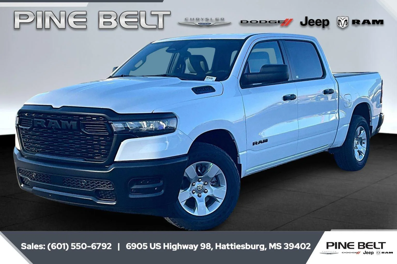 New 2026 Bright White Clear-Coat Exterior Paint RAM Tradesman image 1