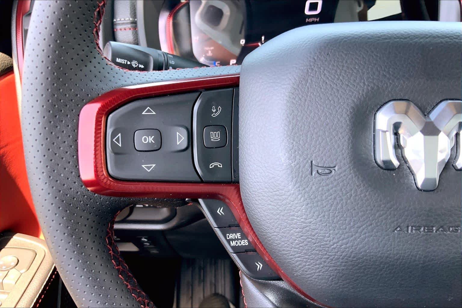 Used 2025 Granite Crystal Metallic Clearcoat Ram Rebel image 24