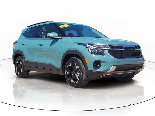 Used 2025 Blue Kia EX image 3