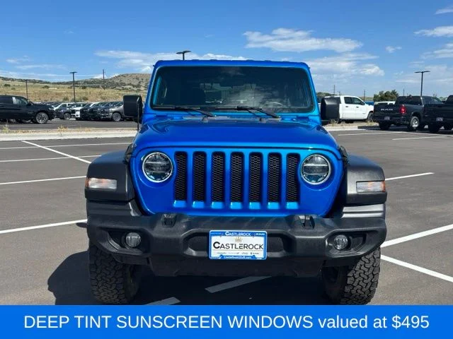 Used 2021 Blue Jeep Sport image 10