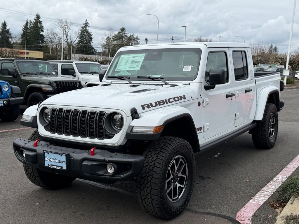 New 2026 Bright White Clear-Coat Exterior Paint Jeep Rubicon X image 4
