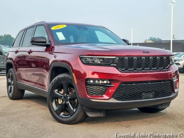 Certified Used 2023 Red Jeep Limited image 1