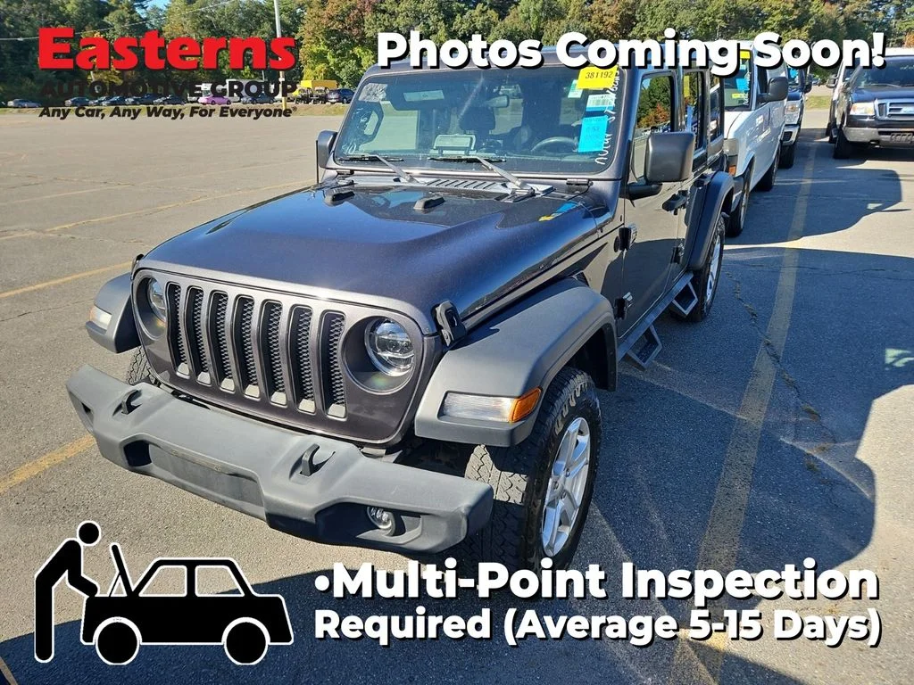 Used 2019 Gray Jeep Unlimited Sport S image 1