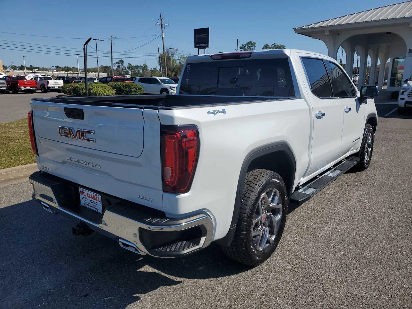 New 2026 Glacier White Tricoat GMC SLT image 6