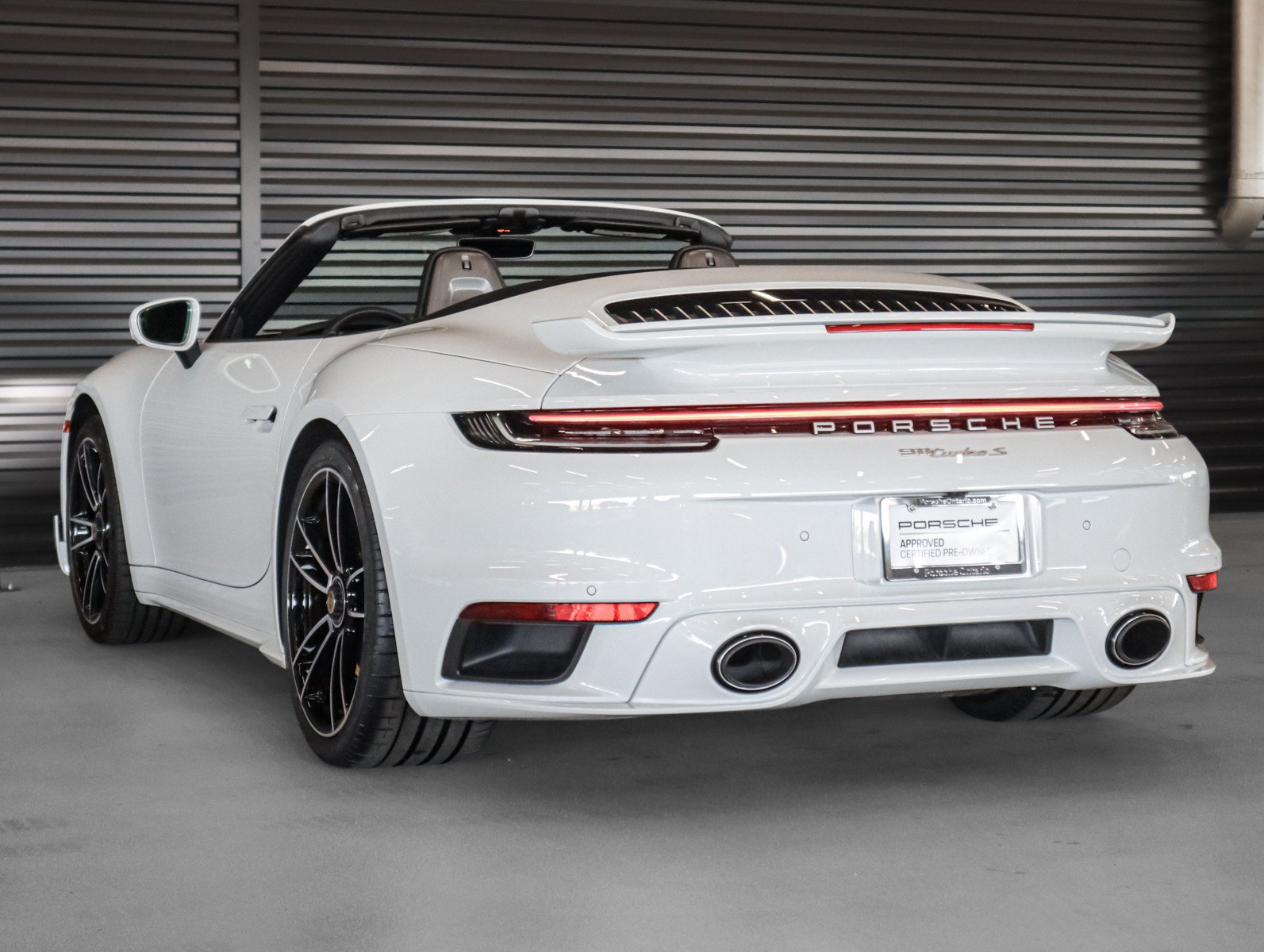 Used 2023 Carrara White Metallic Porsche Turbo S image 3