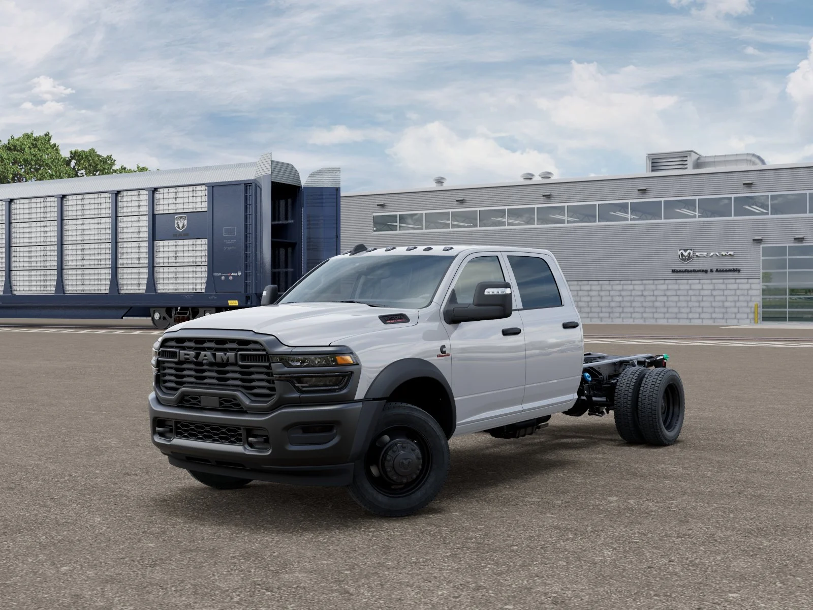 New 2026 Bright White Clear-Coat Exterior Paint RAM TRADESMAN image 1