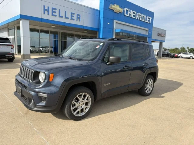 Used 2022 Slate Blue Pearlcoat Jeep Latitude image 3