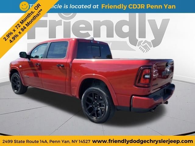 New 2026 Molten Red Pearl-Coat Exterior Paint RAM Laramie image 3