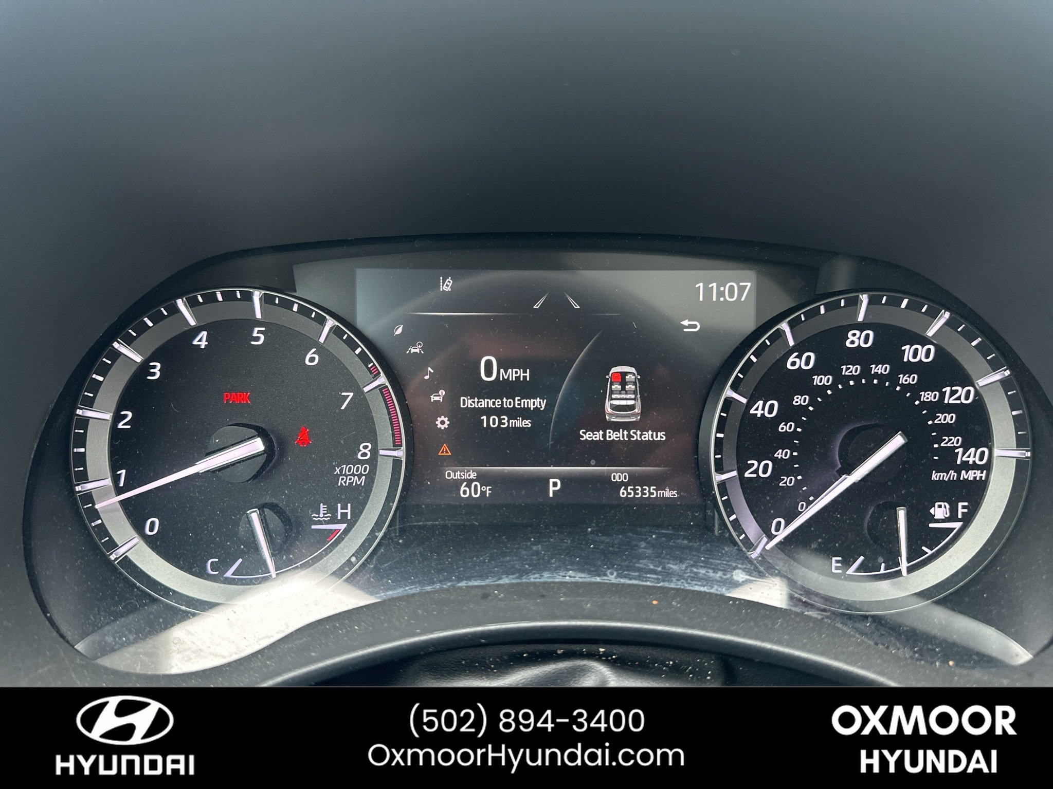 Used 2021 Blizzard Pearl Toyota XLE image 3
