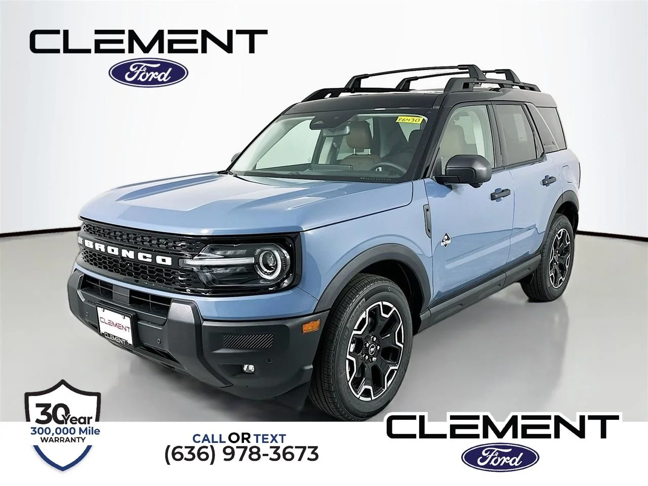 New 2026 Azure Gray Metallic Tri-Coat Ford Outer Banks® image 1