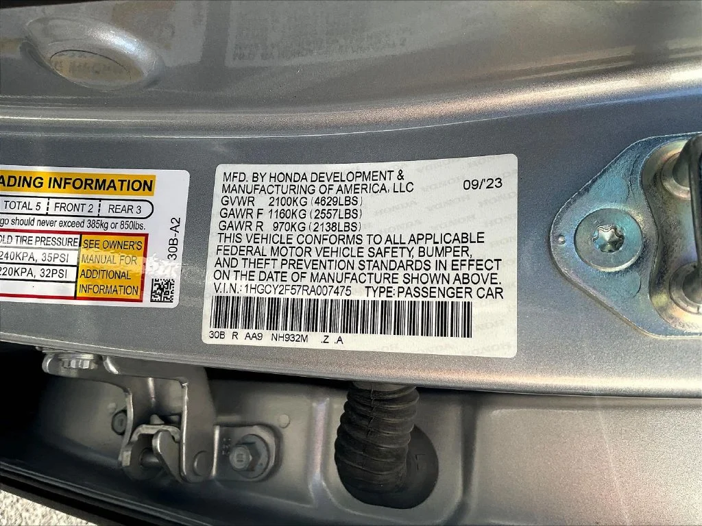 Certified Used 2024 Solar Silver Metallic Honda Sport image 19