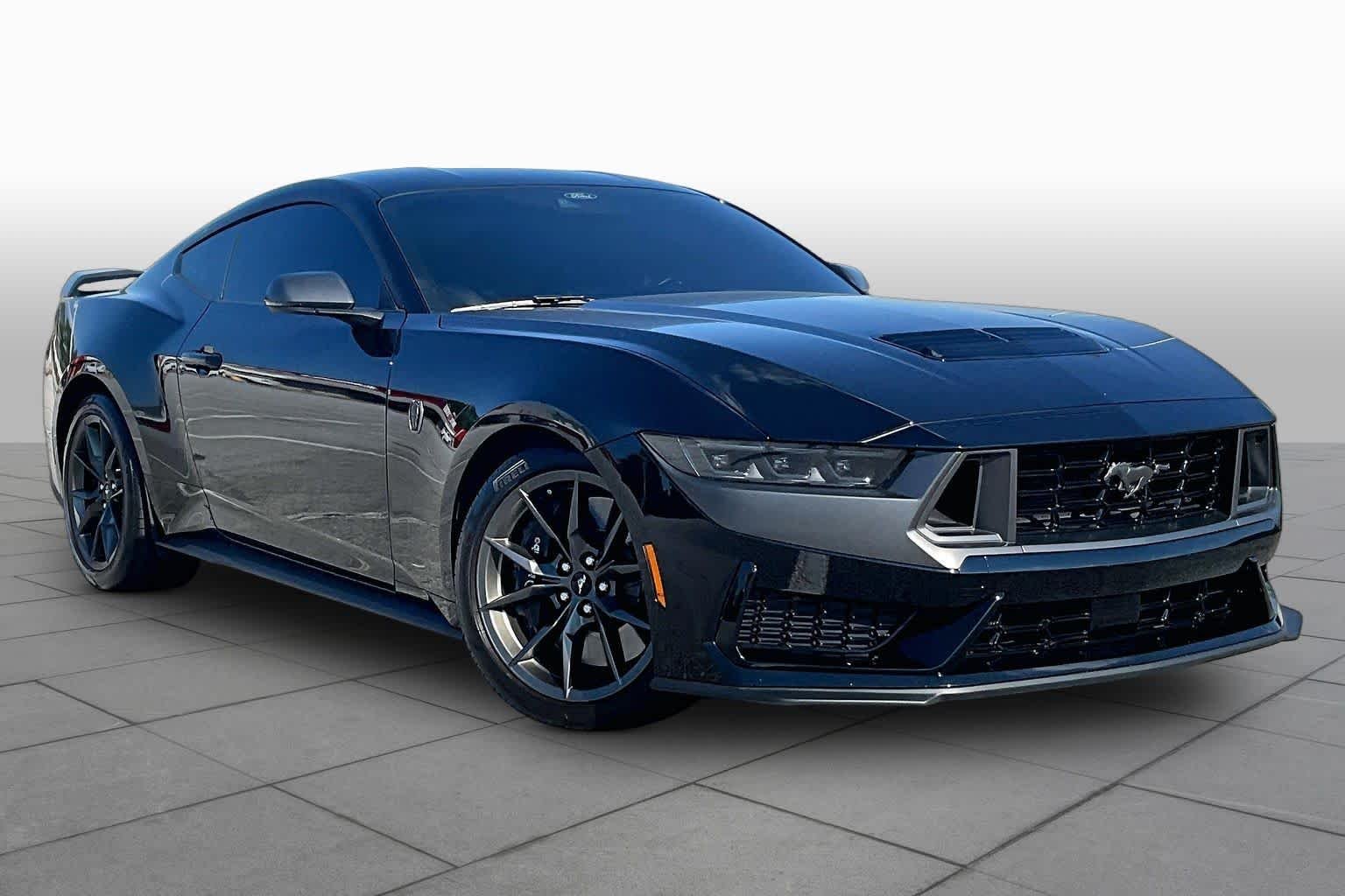 Used 2025 Shadow Black Ford Dark Horse image 3