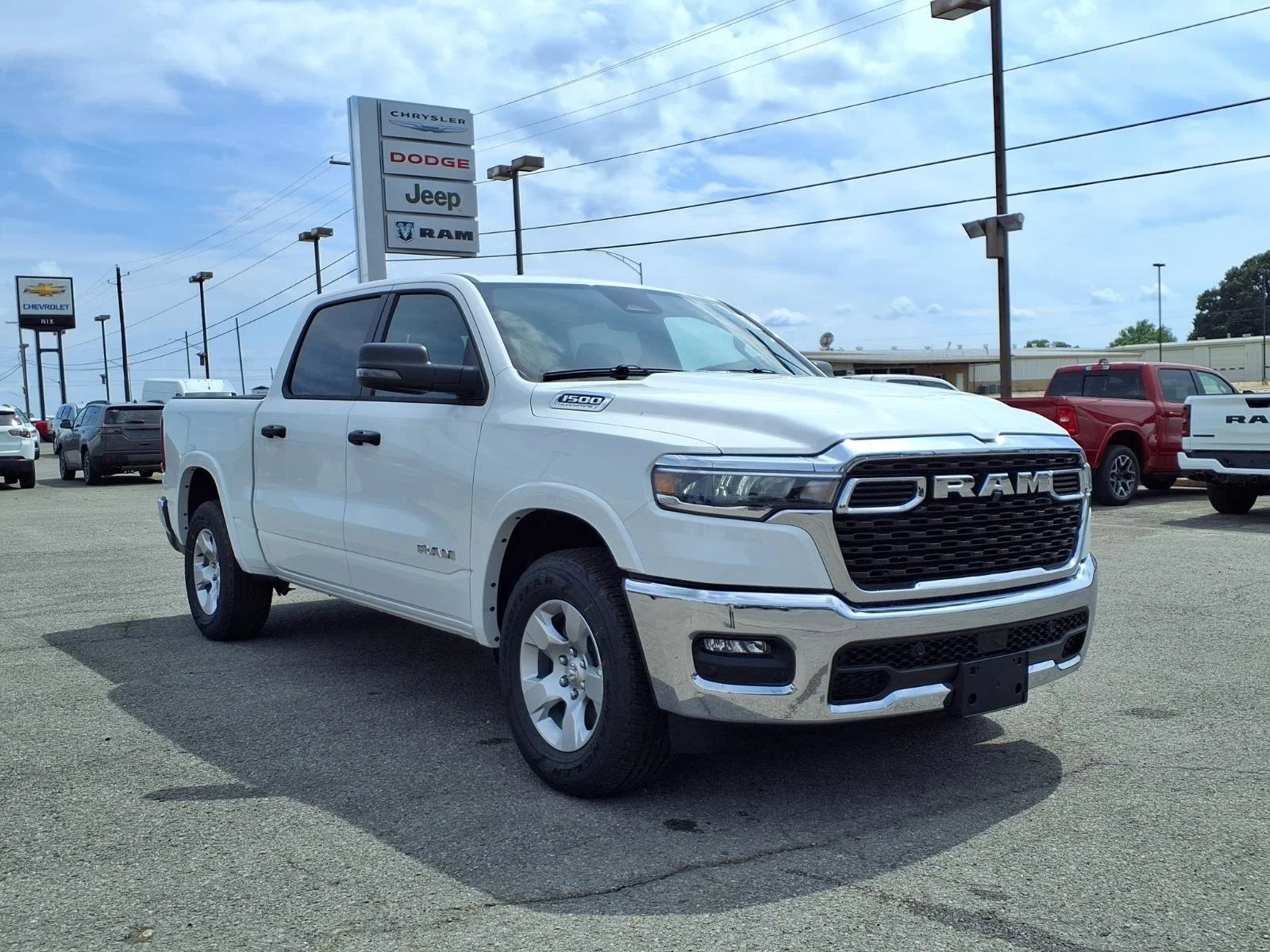 New 2026 Bright White Clear-Coat Exterior Paint RAM Big Horn image 20