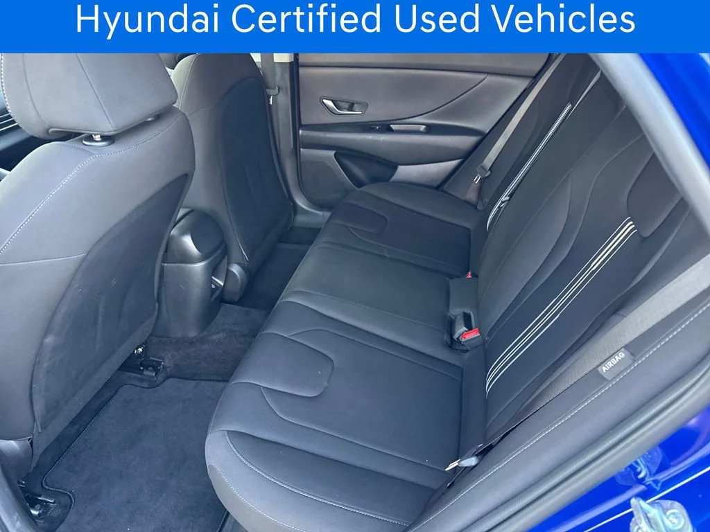 Certified Pre-Owned 2025 Hyundai Elantra Hybrid Blue