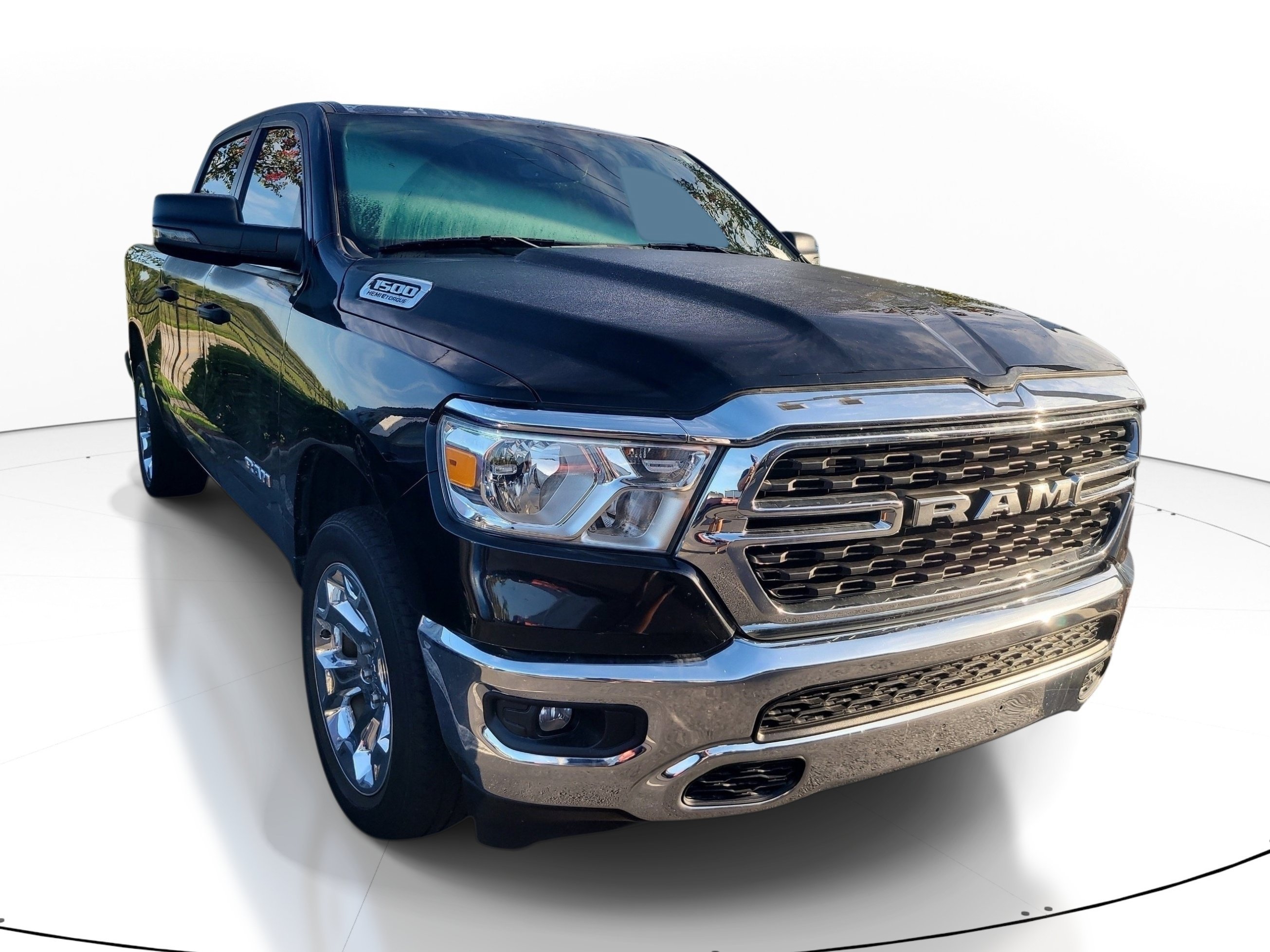 Used 2023 Diamond Black Crystal Pearlcoat Ram Big Horn image 1
