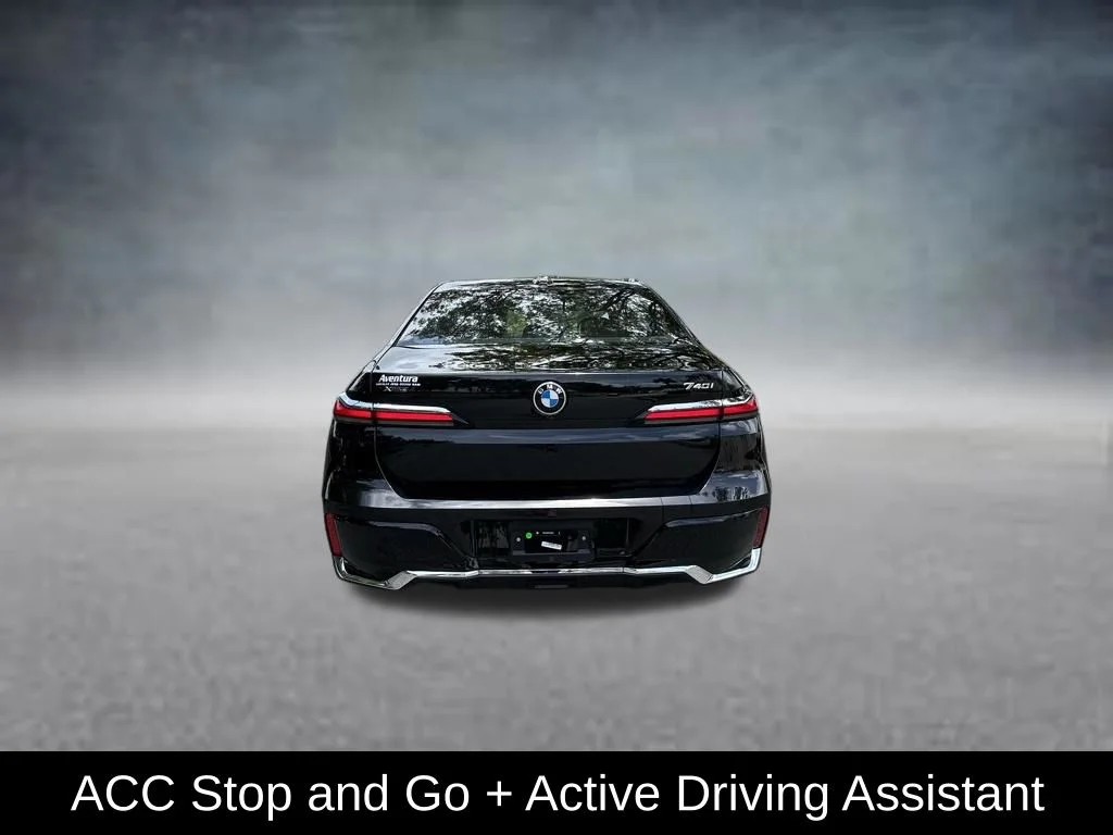 Certified Used 2025 Black BMW 740i xDrive image 6