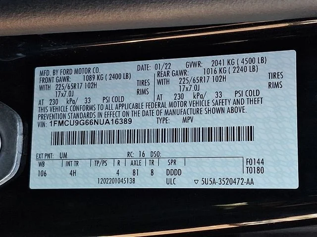 Certified Used 2022 Black Metallic Ford SE image 26