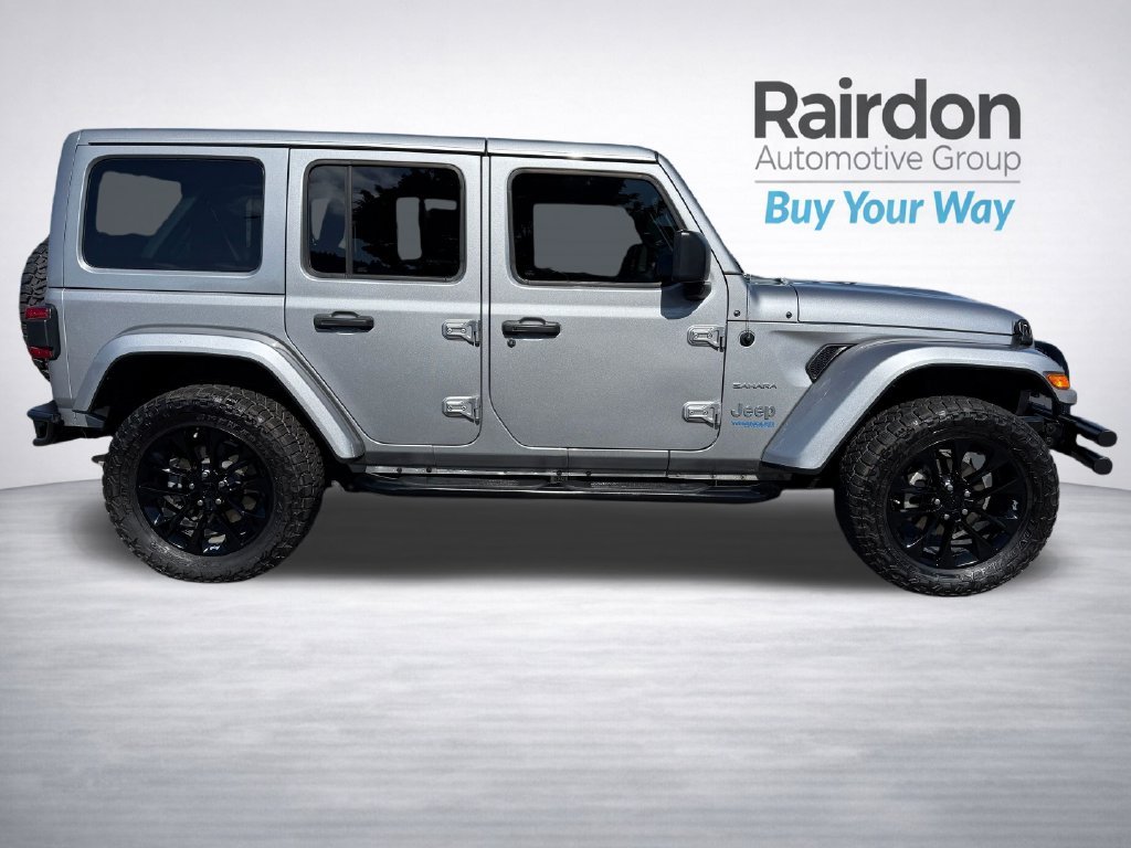 Used 2021 Silver Jeep Unlimited Sahara 4xe image 8