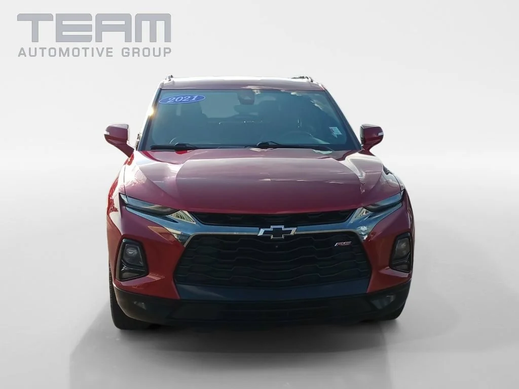 Used 2021 CHERRY RED TINTCOAT Chevrolet RS image 2