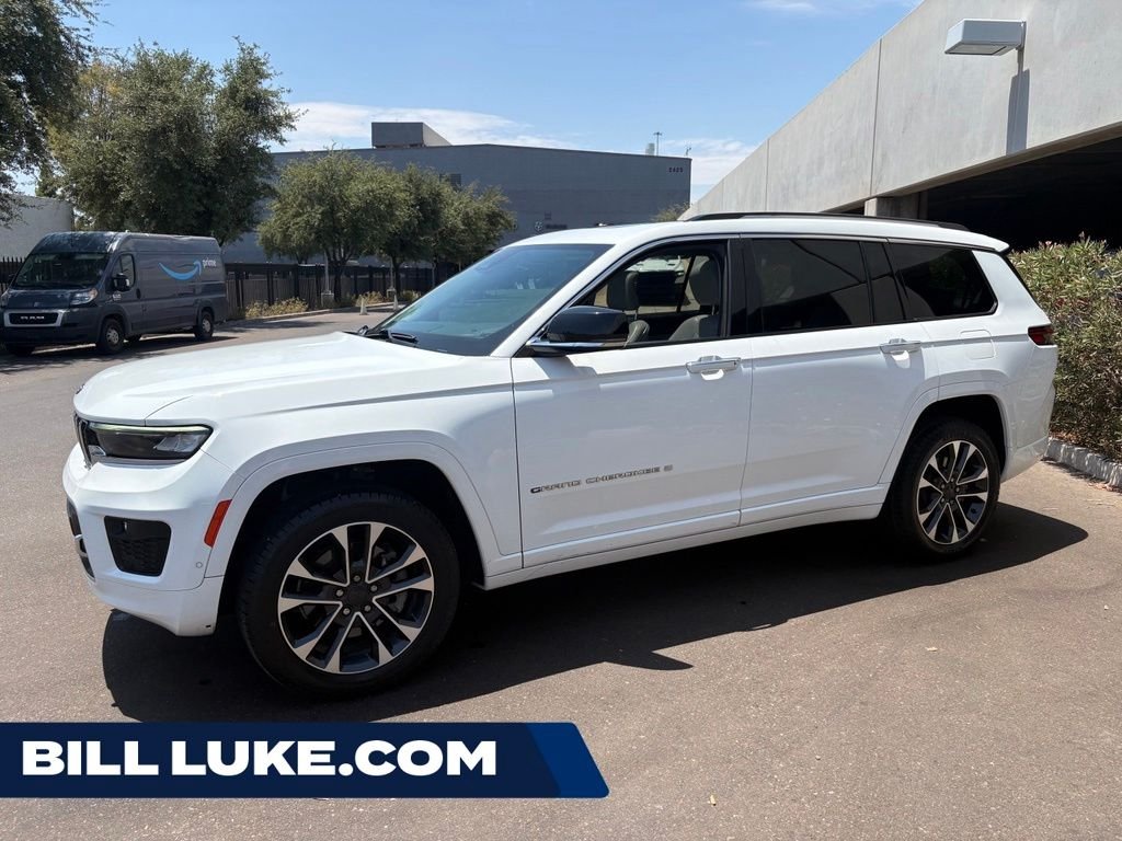Used 2021 White Jeep Overland image 1
