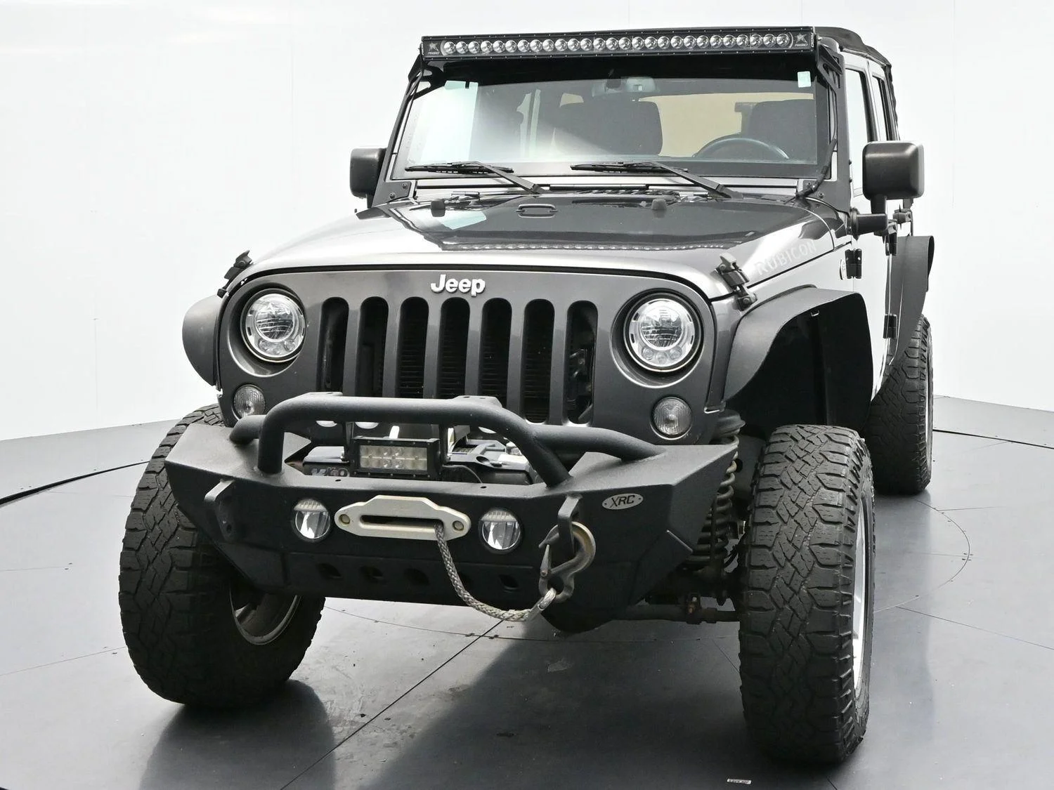 Used 2017 Granite Crystal Metallic Clearcoat Jeep Rubicon image 2