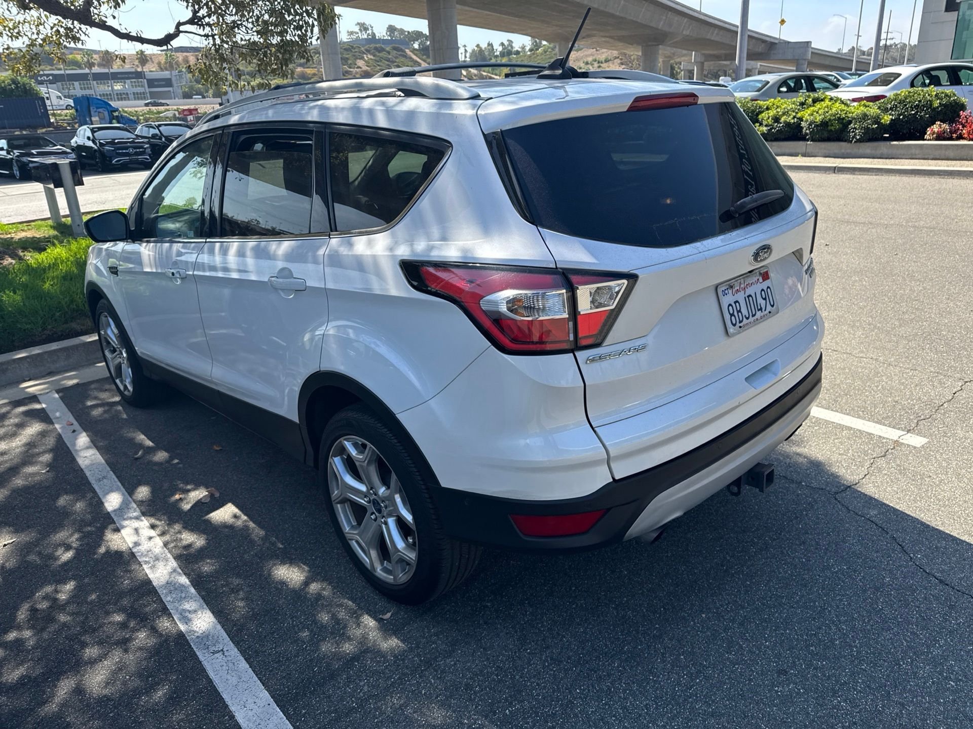 Used 2018 White Ford Titanium image 6