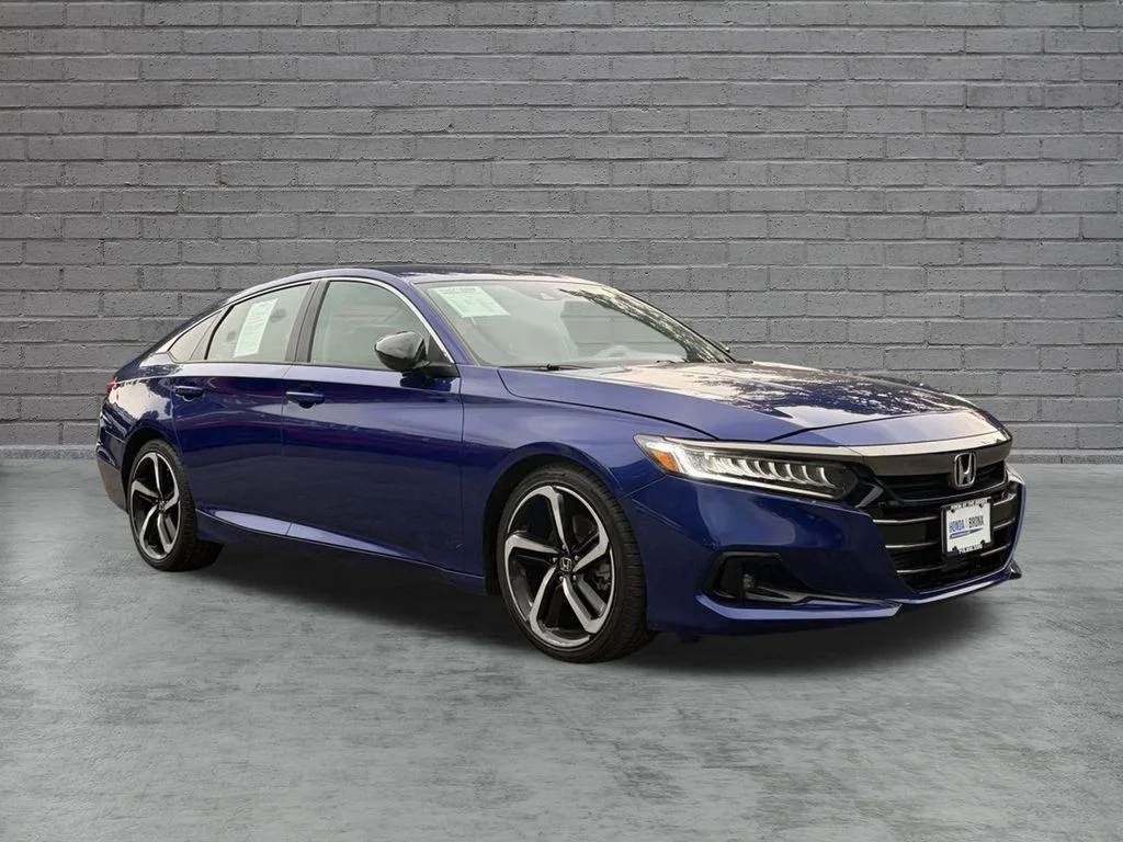 Certified Used 2021 Still Night Pearl Honda Sport Special Edition image 2