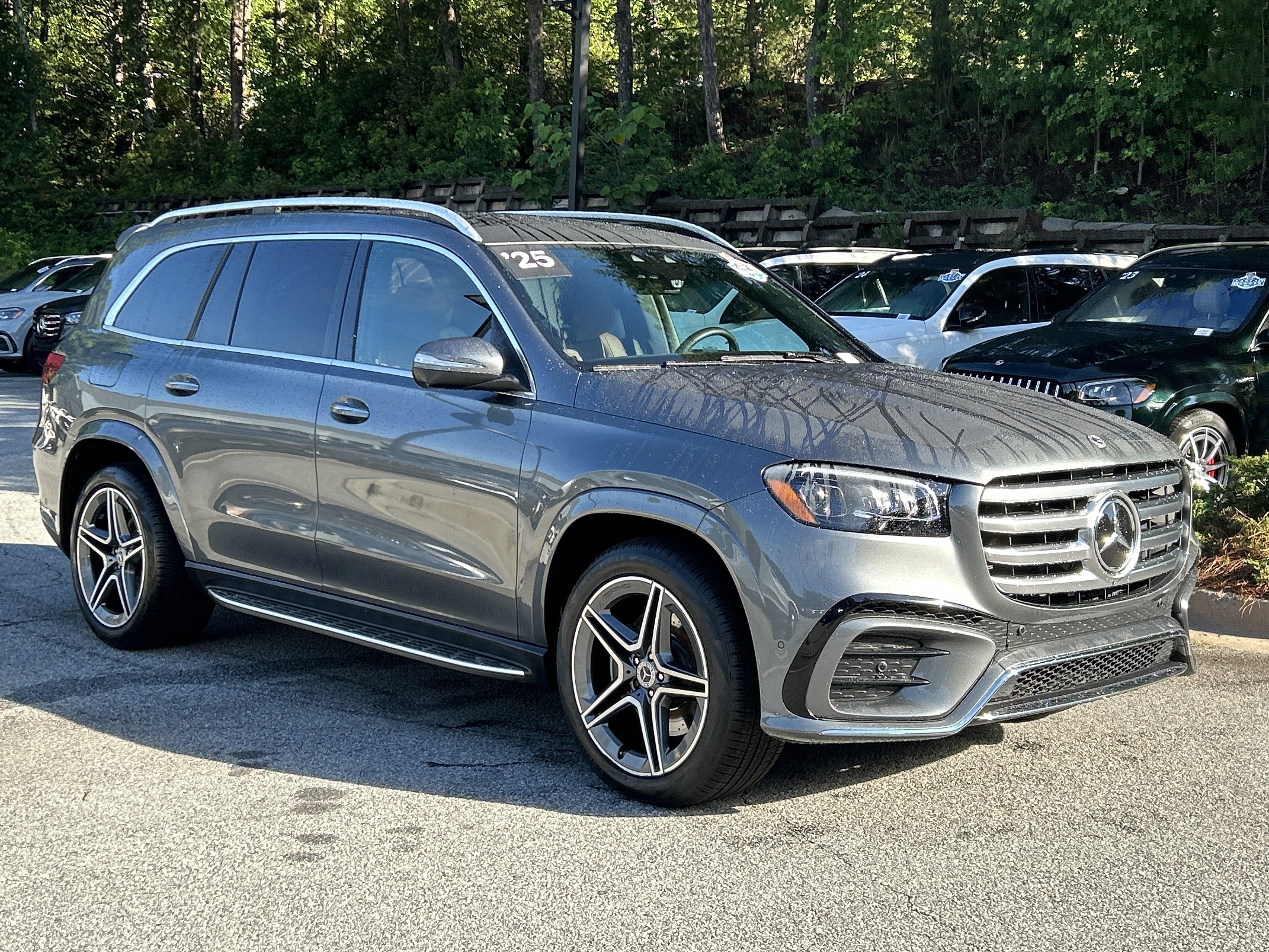 Certified Used 2025 Selenite Grey Metallic Mercedes-Benz GLS 450 4MATIC® SUV image 4