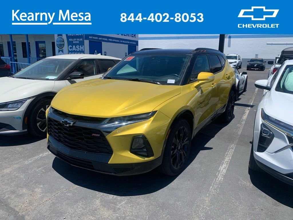 Used 2022 Yellow Chevrolet RS image 1
