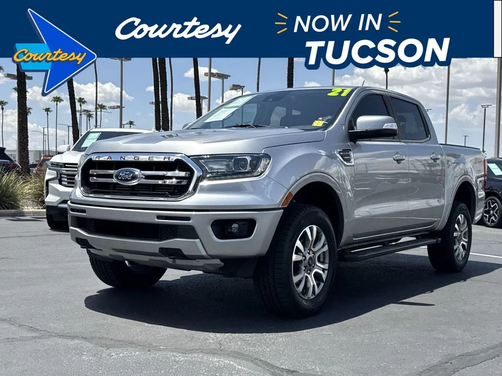 Used 2021 Silver Ford Lariat image 1
