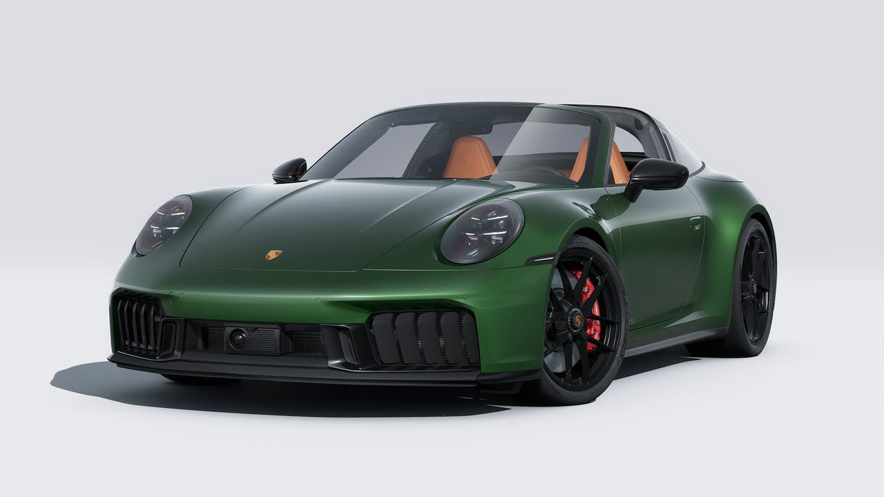 New 2026 Oak Green Metallic Neo Porsche Targa 4 GTS image 1