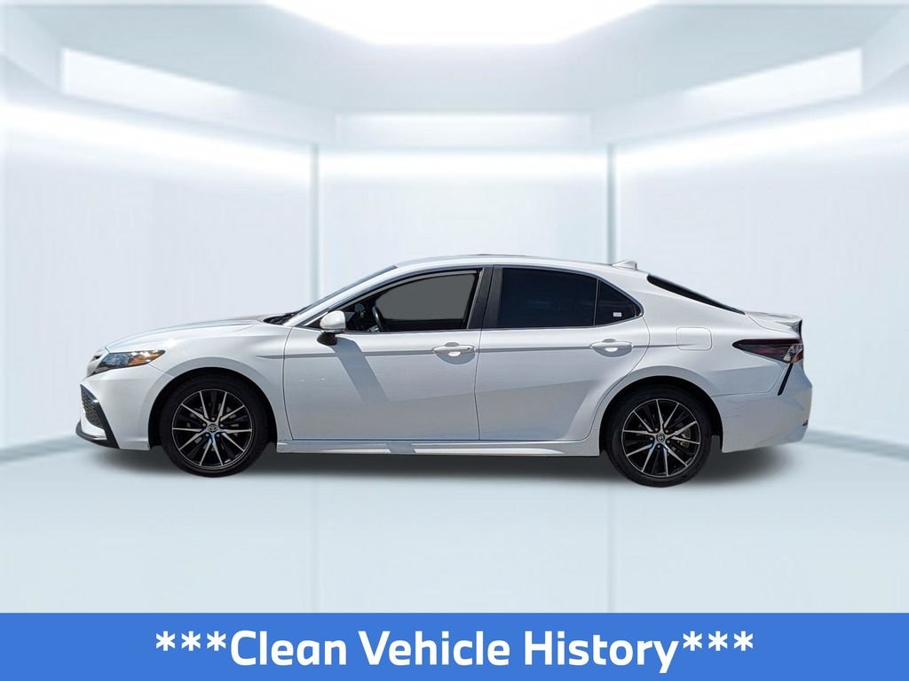 Used 2022 White Toyota SE image 2