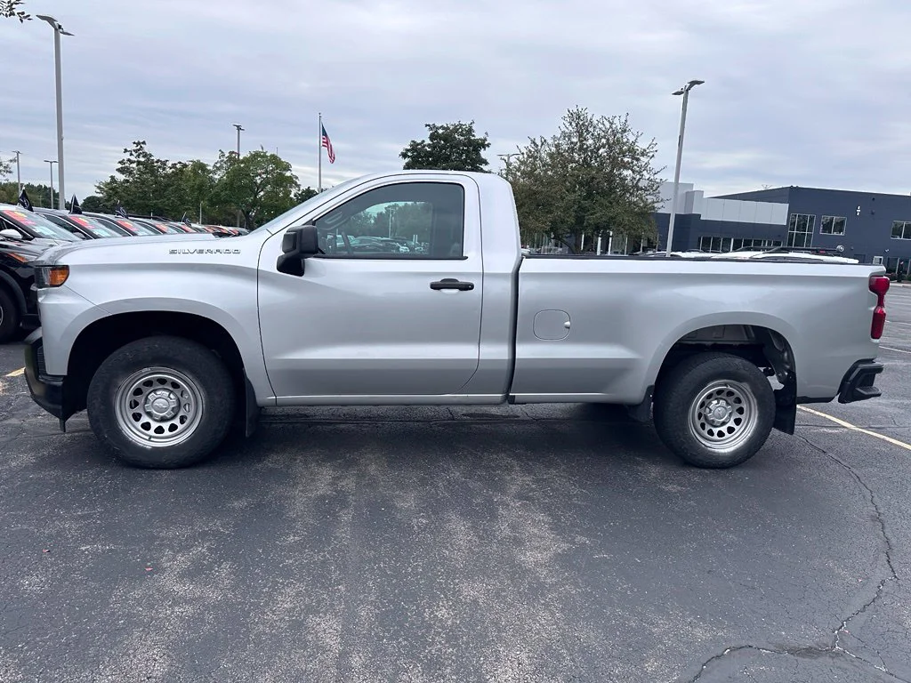 Used 2021 Silver Ice Metallic Chevrolet WT image 8