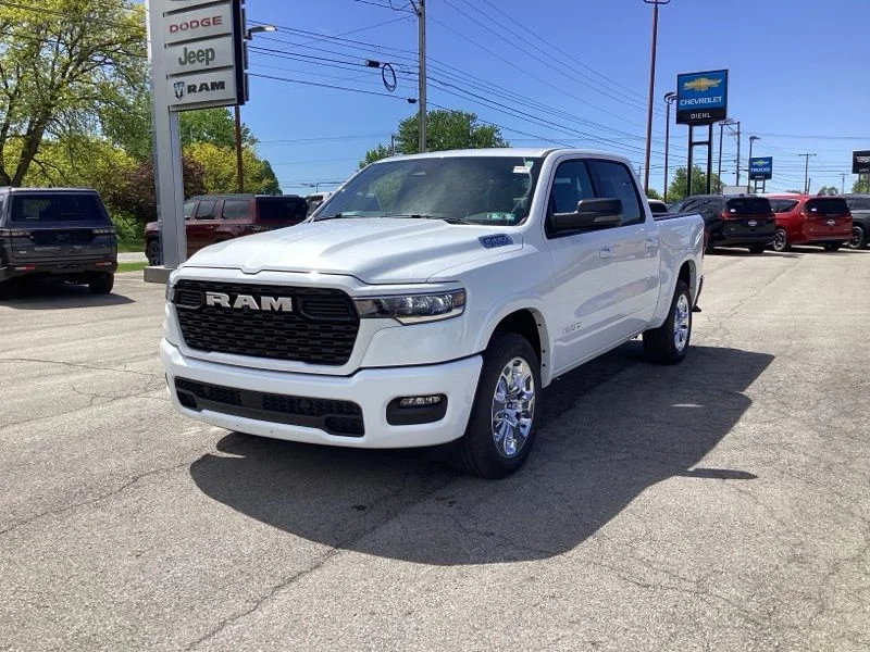New 2026 Bright White Clear-Coat Exterior Paint RAM Big Horn/Lone Star image 3