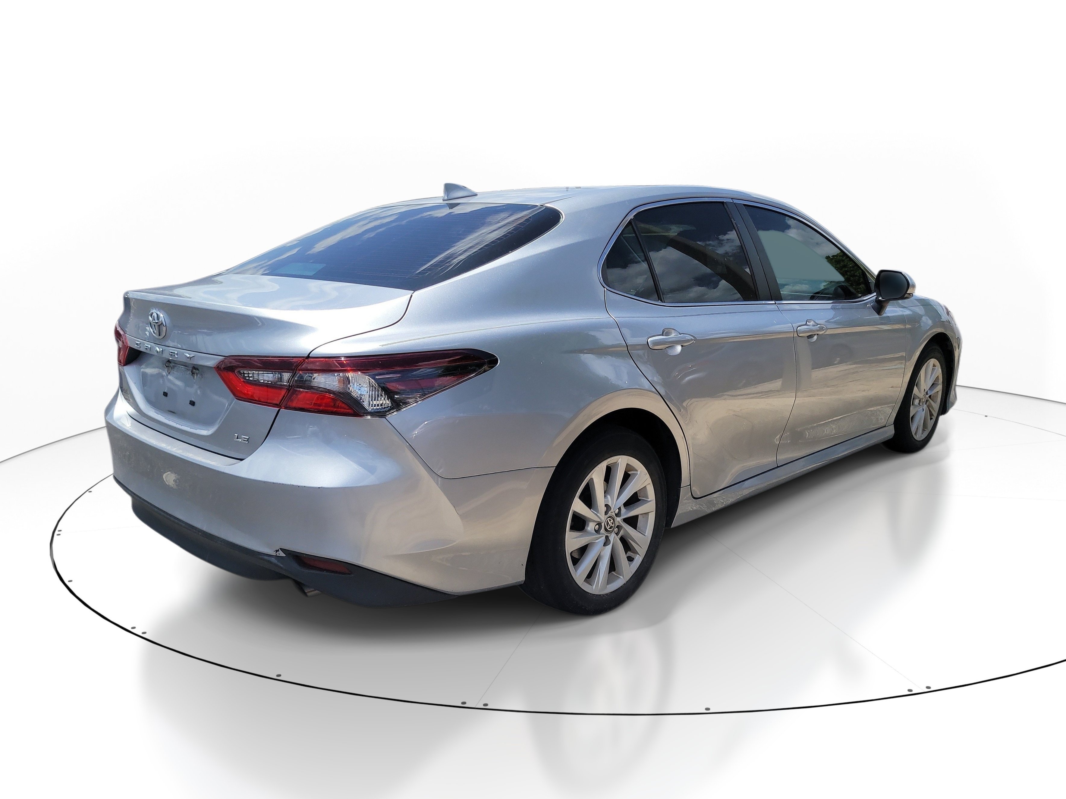 Used 2024 Celestial Silver Metallic Toyota LE image 6