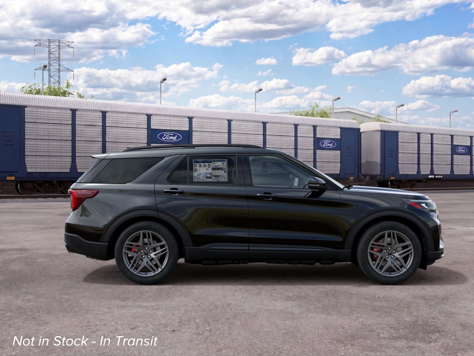 New 2027 Agate Black Metallic Ford ST image 5