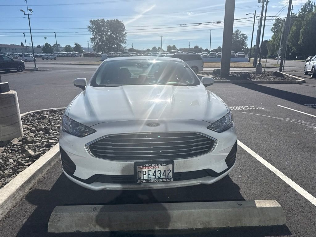 Used 2019 Ford Fusion Hybrid SE with VIN 3FA6P0LU3KR181091 for sale in Longview, WA