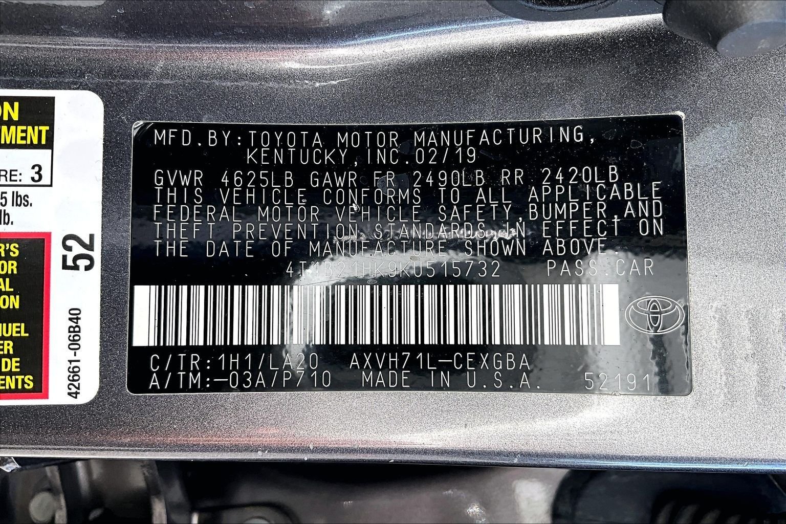 Used 2019 Gray Toyota XLE image 34