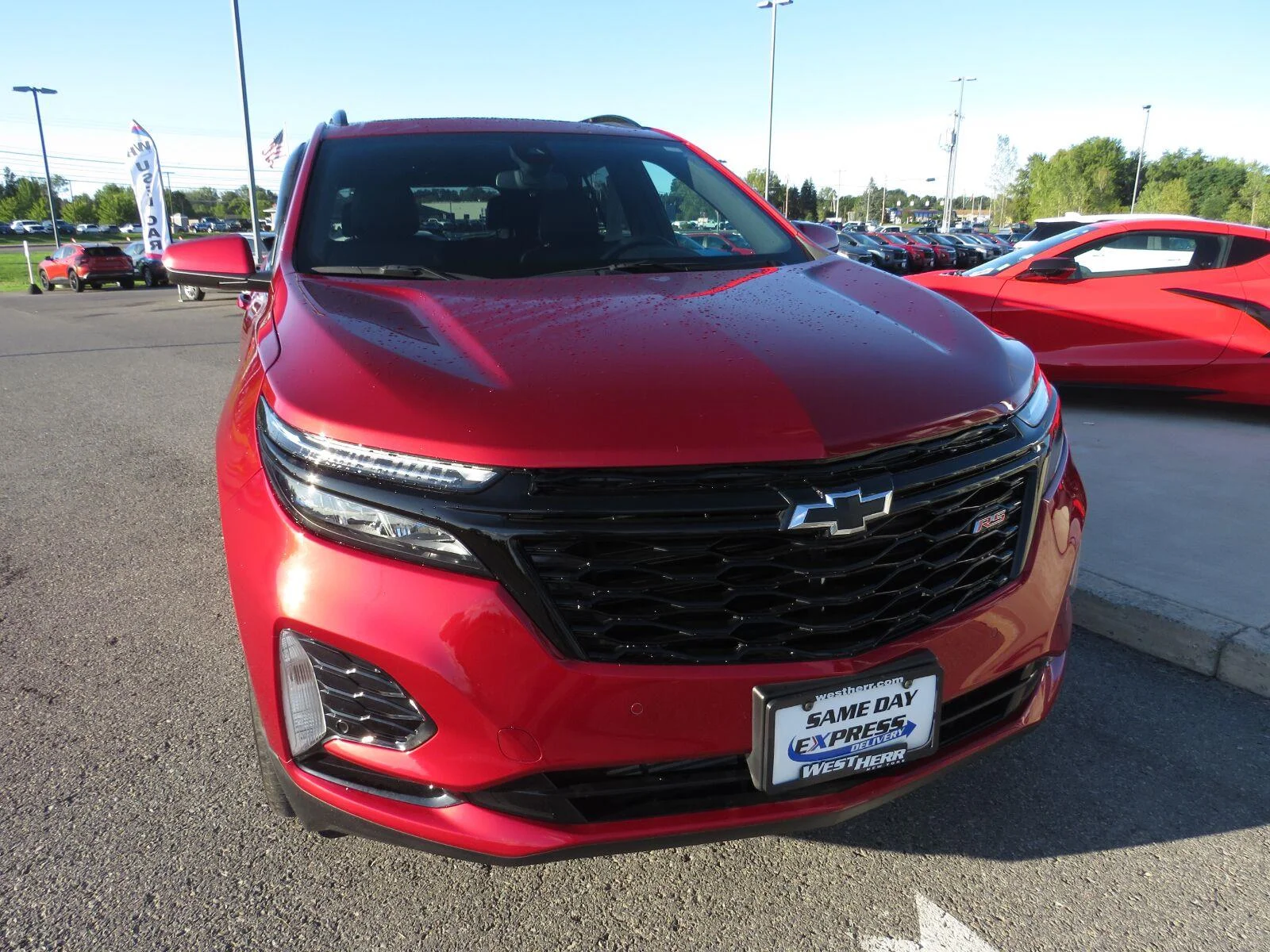 Used 2024 Radiant Red Tintcoat Chevrolet RS image 4