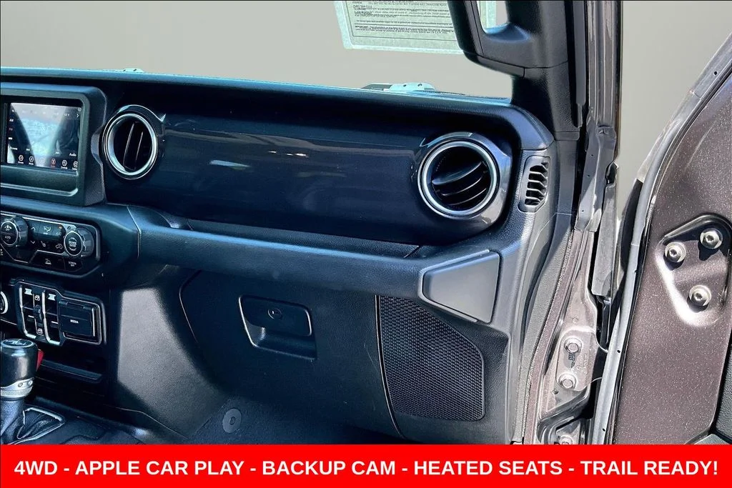 Used 2021 Gray Jeep Unlimited Sahara Altitude image 24