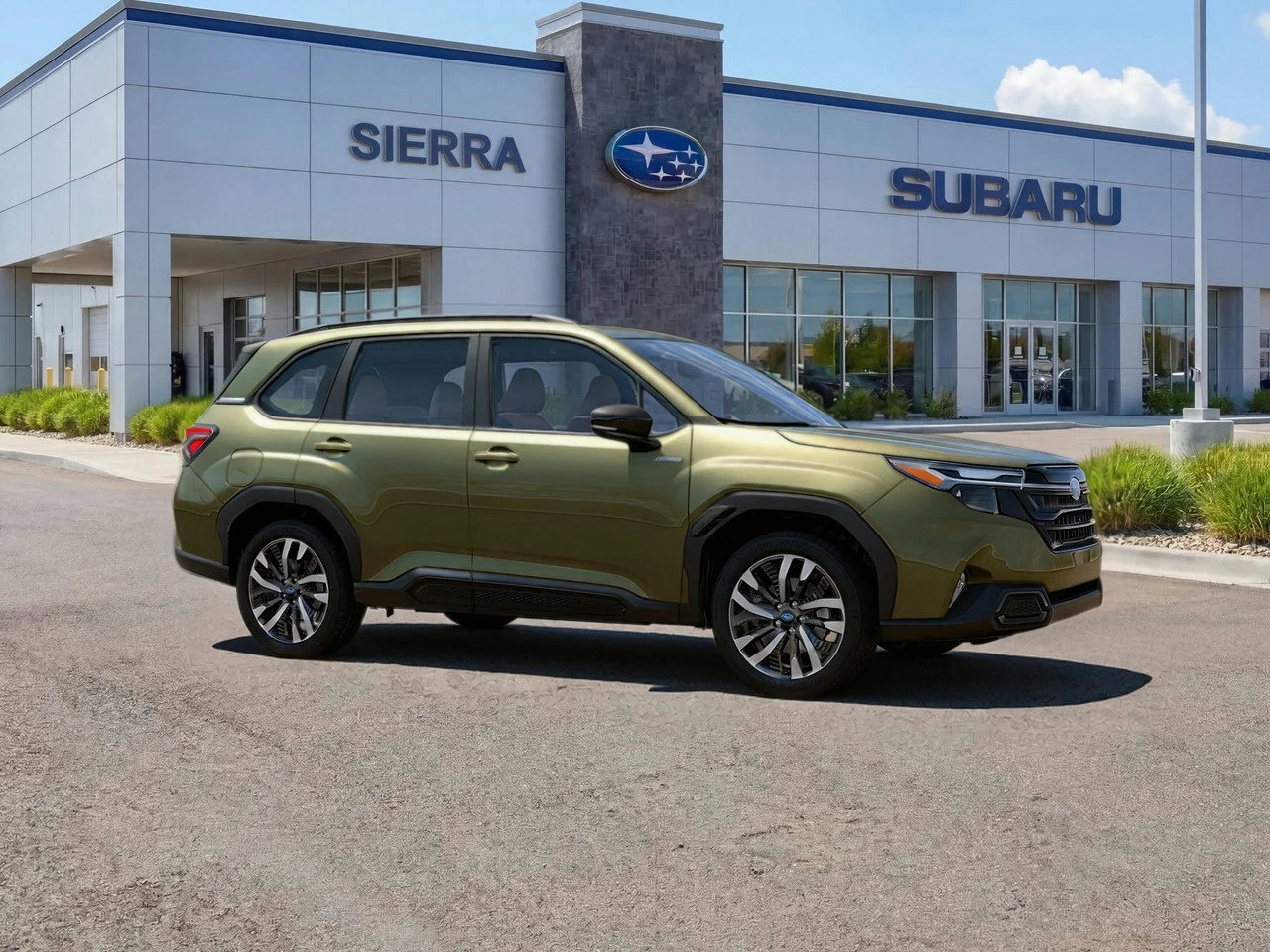 New 2026 Autumn Green Metallic/Crystal Black Silica Subaru Touring Hybrid image 15
