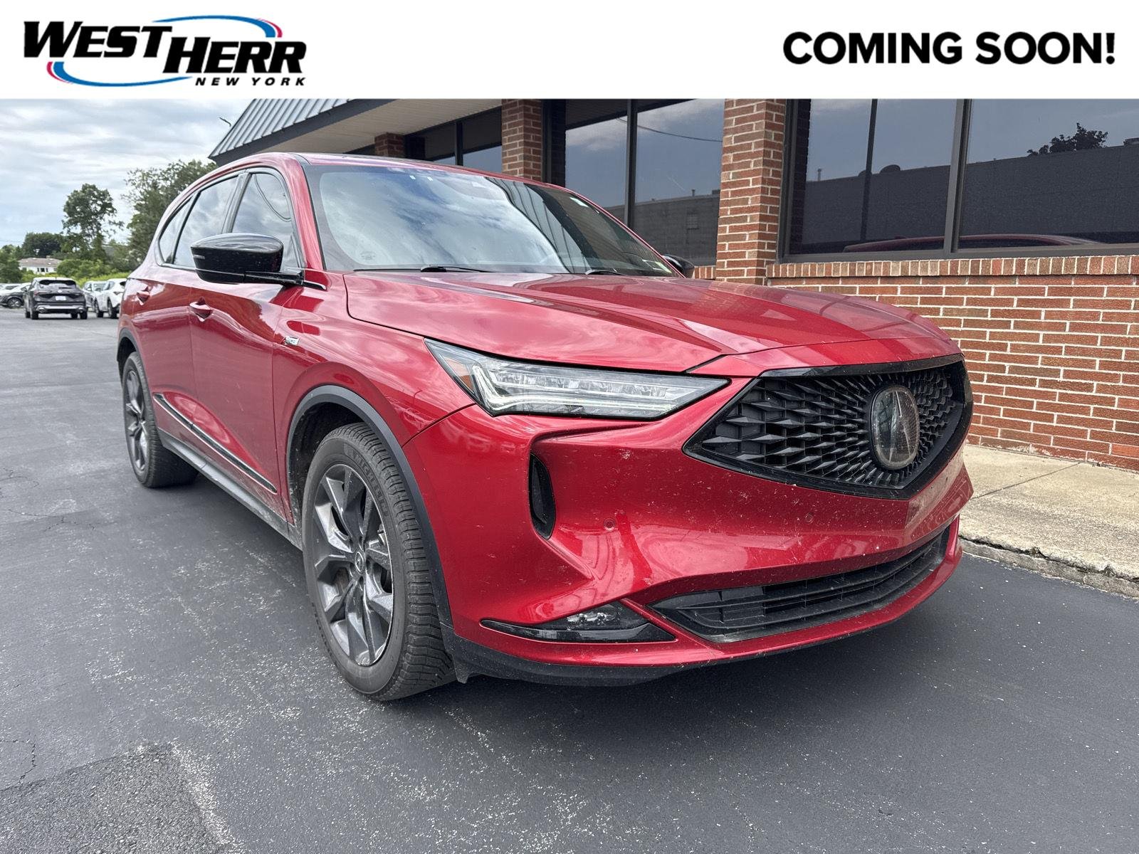 Used 2023 Performance Red Pearl Acura SH-AWD w/A-SPEC image 1