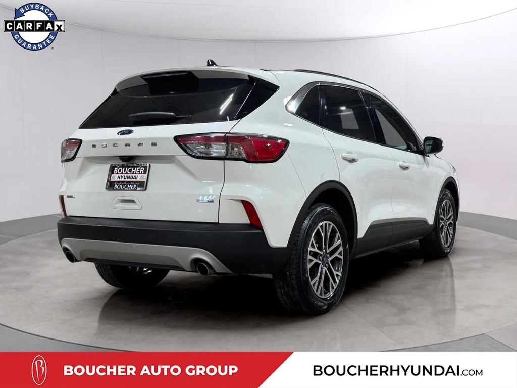 Used 2020 White Metallic Ford SEL image 3