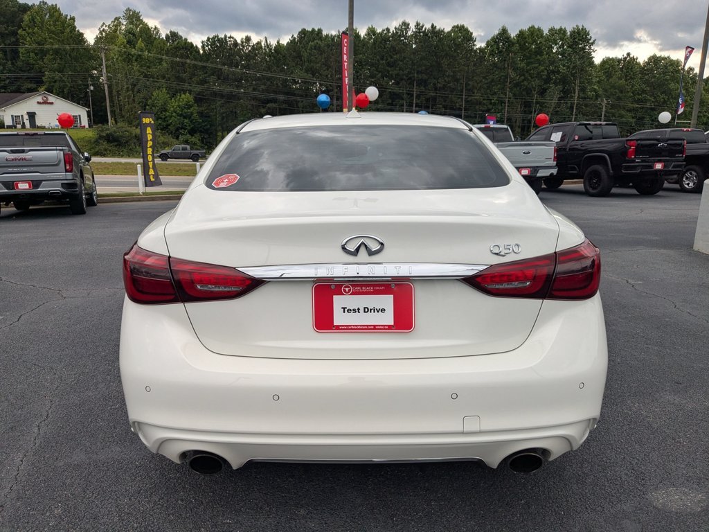 Used 2021 Pure White INFINITI 3.0t LUXE image 6