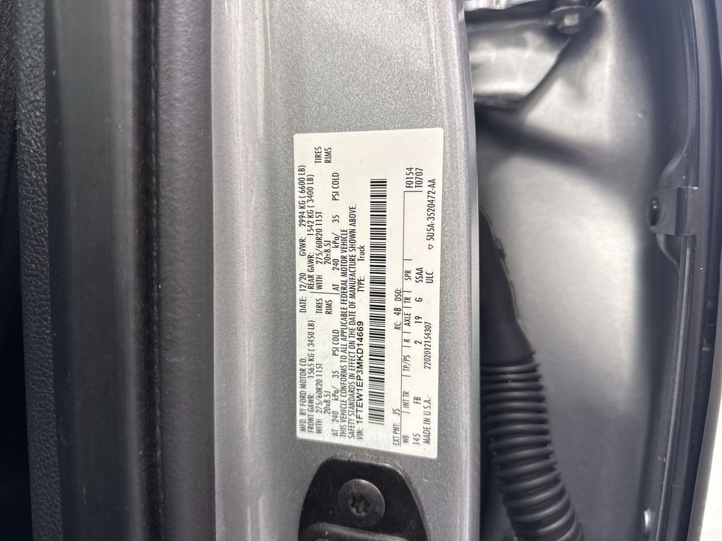Used 2021 Silver Metallic Ford XLT image 42